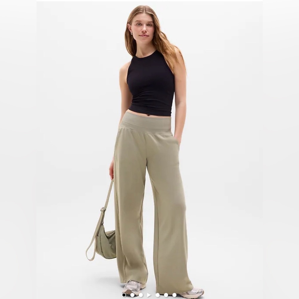 Athleta Venice Wide Leg High Rise Pant Size Small Tall